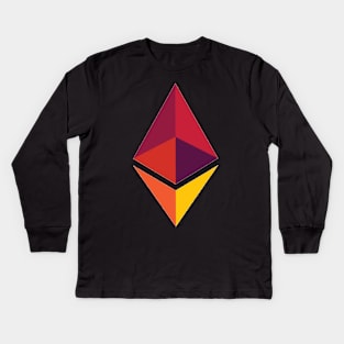 Ethereum Shirt, Stickers, etc Kids Long Sleeve T-Shirt